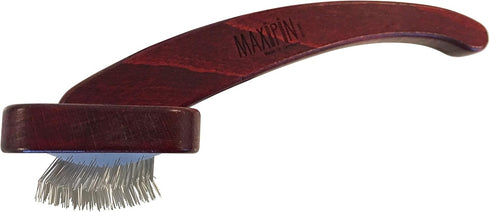 Mars Professional Dematting Undecoat Slicker Grooming Dog Brush with Woden Handle, Made in Germany, 7" Length...