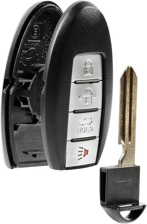 Key Fob Keyless Entry Smart Remote Shell Case & Pad fits KR55WK49622, KR55WK48903 2007 2008 2009 2010 2011 2012 2013 2014...