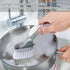 Dishes Scrub Brush Non-Scratch, Soap Dispensing Dish Brush, Dishwand Handle with 2 Refill Dish Brush and 2 Sponge Replacement Heads, Soap Control ...