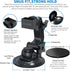 Body Camera Suction Cup Mount with Easy Remove Washable Reuable Magic Sticky Gel Pad for P100 and Widely Compatible with Other Body Camera Perfect...