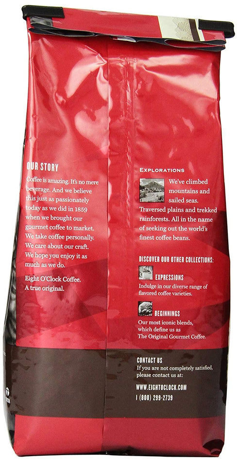 Eight O'Clock Coffee 100% Colombian Peaks Whole Bean Coffee, Medium Roast, 11 Ounce (Pack of 1) - Rich, Winey & Full Bodied...