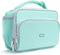 Amersun Lunch Box for Women, Light Blue, Water-Resistant, Oxford Fabric, Padded Liner, 2 Pockets, 6.58L Capacity, Stylish, School, Work, Picnic, T...