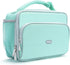 Amersun Lunch Box for Women, Light Blue, Water-Resistant, Oxford Fabric, Padded Liner, 2 Pockets, 6.58L Capacity, Stylish, School, Work, Picnic, T...