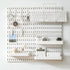 Pegboard Accessories Combination Wall Organizer,2PC of Clip, for Pegboard Shelf,Postcard Folder ?Photo Clip,White (Clips)...
