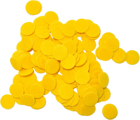 Playfully Ever After Yellow Stiff Felt Circle (3/4 inch - 150pc)...