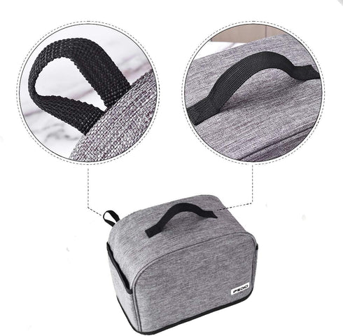 2 Slice Toaster Cover with Pockets, Small Appliance Cover can Hold Jam Spreader Knife & Toaster Tongs, Dust and Fingerprint Protection, Machine Wa...