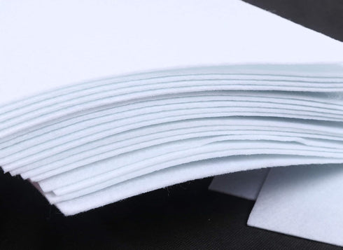 YYCRAFT Stiff Felt Sheets Thick Felt 9 Inch X 12 Inch - 15 Pcs Pack, White...