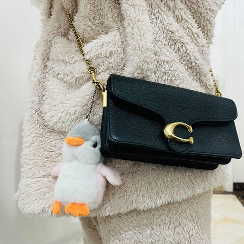 9 Pcs Mini Penguin Stuffed Animal Plush Keychain Toys Cute Penguin Gifts Penguin Party Supplies Small Penguin Hanging Pendant for Bag Christmas Tr...