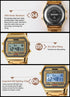 VIGOROSO Men Lady Vintage Retro Gold Stainless Steel Digital Casual Watch Alarm Stopwatch(Gold)...