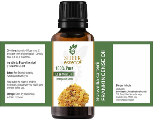Frankincense Essential Oil 118 ML (4 Fl. Oz) | 100% Pure Natural Undiluted Uncut Therapeutic Grade Boswellia Carteri Essential Oil...