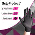GripProtect® Precise Black Nitrile Exam Gloves | 4 Mil | Chemo-Rated | Food, Home, Hospital, Law Enforcement, Tattoo | (Medium, 50)...
