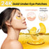 Gold Under Eye Patches - 30 Pairs Golden Glow Under Eye Patches for Dark Circles,Gold Moisturizing Eye Skin Mask for Women,Eye Dark Circles Masks ...