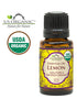 US Organic 100% Pure Lemon Essential Oil - USDA Certified Organic, Cold Pressed - W/Euro droppers (More Size Variations Available) (15 ml)...