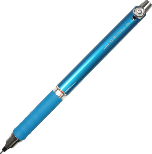 Uni Mechanical Pencil, Kuru Toga Rubber Grip Model 0.5mm, Blue (M56561P.33)...