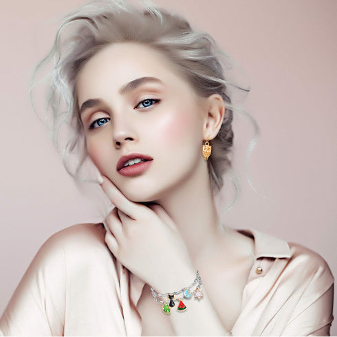 SANNIX 170Pcs Jewelry Making Charms Assorted Gold Plated Enamel Necklace Bracelet Charms Pendants for DIY Jewelry Making...