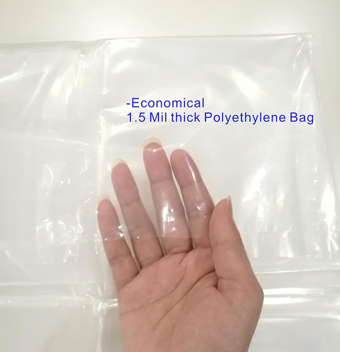 ComfortHome Mattress Bag for Moving and Storage, Twin and Full Size, 2 Pack Clear...