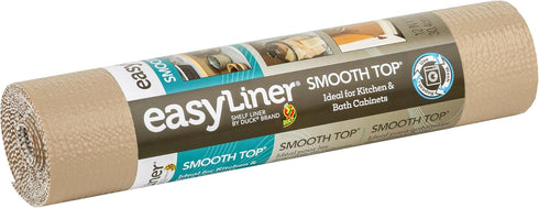 Duck Brand 1211084 Non-Adhesive Smooth Top Easy Grip Shelf Liner, 12-Inch x 10-Feet, Taupe...