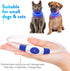 Led Dog Collars for Small Dog,Vizpet XS Light up Adjustable Collar USB Rechargeable Bright Safety Pet Collar for Cats Dogs(Blue)...