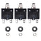 20A 125-250V AC 50V DC Push Button Circuit Breaker L1 Series Manual Reset Thermal Circuit Breaker 20A 3Pack...