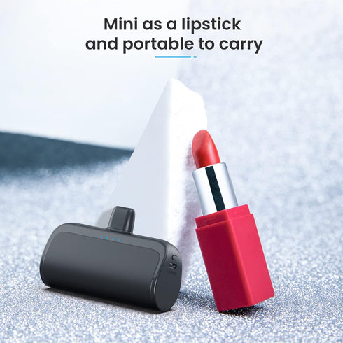 Mini Portable Charger Power Bank for iPhone,5200mAh Portable Phone Charger, Ultra-Compact PD Fast Charging Battery Pack Compatible with iPhone 14/...