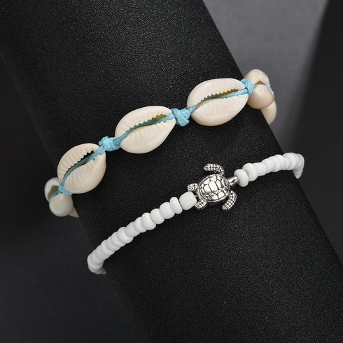 YANCHUN Extra Large Gold Anklets for Women Gold Layered Ankle Bracelets Waterproof Anklets Adjustable Ankle Bracelets Summer Beach Anklets Surfer ...