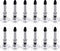 12 Pieces Stylus Pen Tips Replacement Tips Precision Round Shape Replaceable Stylus Universal Stylus Pen Disc Tips for Touch Screen Devices Daily ...