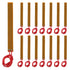 15pcs 10mmx93mm Film Heater Plate Adhesive Pad, PI Heating Elements Film 12V 12W Strip Heater Adhesive Polyimide Heater Plate (12V 12W 10mmx93mm)...