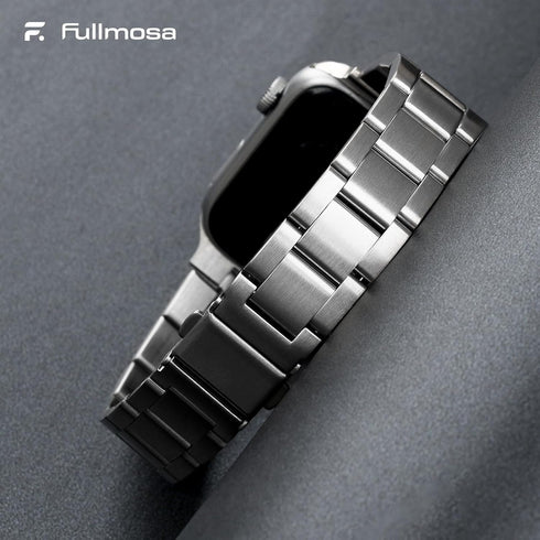 Fullmosa No Tools Needed Compatible Apple Watch Bands for Women Men 41mm 40mm 38mm 46mm 49mm 45mm 44mm 42mm, Metal Strap with Case for iWatch Seri...