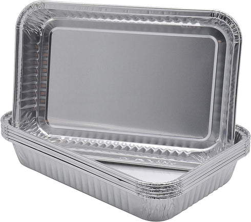 RoadPro Disposable Aluminum Foil Cooking Pans RPSC90696 for use with RoadPro RPSC200 12-Volt Portable Roaster, Silver...