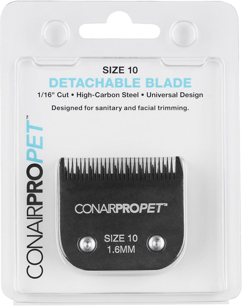 CONAIRPROPET Dog Clippers for Grooming Replacement Blade, Size 10, Fits Most Detachable Grooming Clippers...
