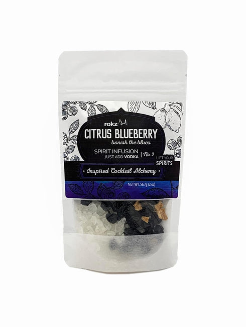 Rokz Citrus Blueberry Spirit Infusion Blend for Cocktails...