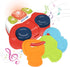 Baby Musical Toys with Sounds & Lights - Toddler Montessori Sensory Learning Travel Toys - Infant Chew for Babies 0 3 6 9 12 18 Months Teether - N...