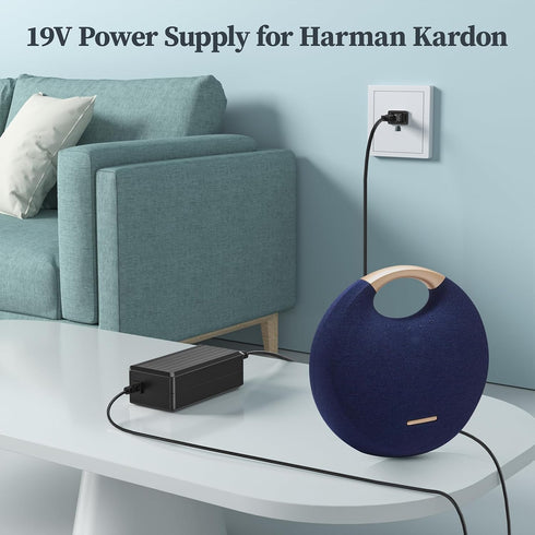 19V Charger for Harman Kardon Onyx Studio 8 7 6 5 4 3 2 1 Wireless Bluetooth Speaker AC Power Adapter for Harmon Kardon Power Supply Cord......