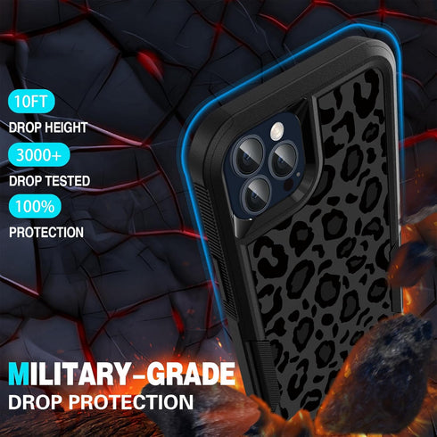 [5 in 1 for iPhone 15 Pro max Case,with 2 Pack Screen Protector + 2 Pack Camera Lens Protector,Heavy-Duty Tough Rugged Lightweight Slim Shockproof...