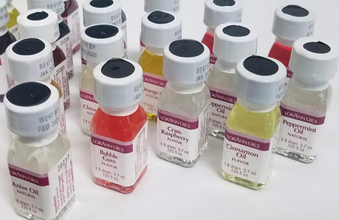 LorAnn SS Pack #4 of 12 Fruity Flavors in 1 dram bottles (.0125 fl oz - 3.7ml)...
