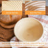 Round Bread Proofing Baskets 9 Inch with Liner Round Dough Proofing Bowls for Home Bread Making and Baking Set of 2...