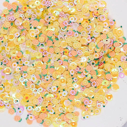 KSCRAFT Summer Vibes 3D Polymer Slices Mix Shape Sequins for DIY Shaker Nail Art Supplies Paper Crafting Decoration Arts Crafts (Summer Vibes)...