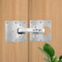 6 PCS Hinge Repair Kit Plate for Cabinet Hinges Repair Fixing Plates Stainless Steel Cabinet Hinge Repair Plate with Mounting Screw Hinge Repair R...