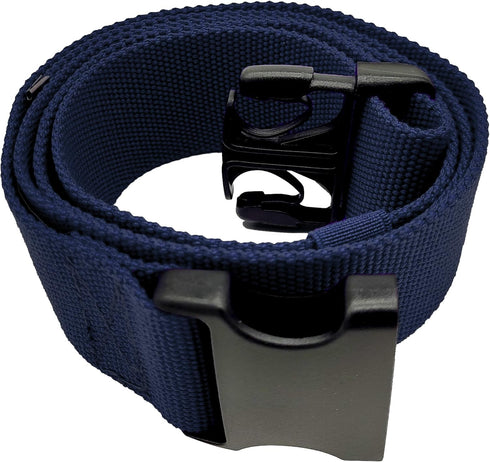 Gait Belt with Plastic Buckle by LiftAid - Transfer and Walking Aid with Belt Loop Holder for Assisting Therapist, Nurse, Home Care - 60"L x 2"W (...