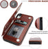 iPhone XR Wallet Case with Card Holder, Premium PU Leather Kickstand Card Slots Case,Double Magnetic Clasp and Durable Shockproof Cover for iPhone...