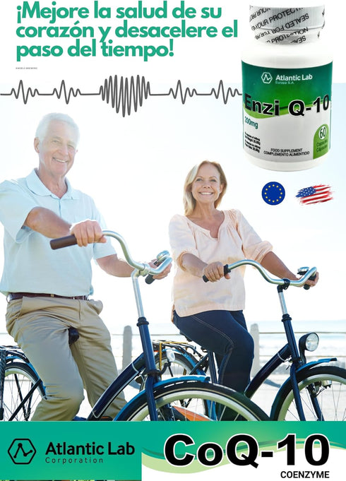 Coenzyme COQ-10 Anti-Aging and Slower-Aging, Support Heart Health with Our Fast Absorption Capsules. Vegan, Gluten Free, Keto, Paleo, All Diets, L...