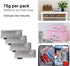 4 Packs Shoe Deodorizer Bags, Fonday Bamboo Charcoal Odor Eliminator(75g each), Activated Charcoal Air Purifying Bags Odor Absorber for Gym Bag, C...