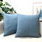 Booque Valley Throw Pillow Covers, Pack of 2 Super Soft Elegant Modern Embossed Patterned Blue Cushion Covers Decorative Stretchy Pillow Cases for...