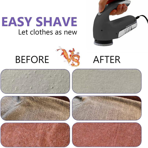 Electric Fabric, Lint, Sweater Shaver - Pilling & Fuzz Remover for Clothes, Furniture, Couch, Carpet - Clothing Pill Remover with Power Cord - Por...