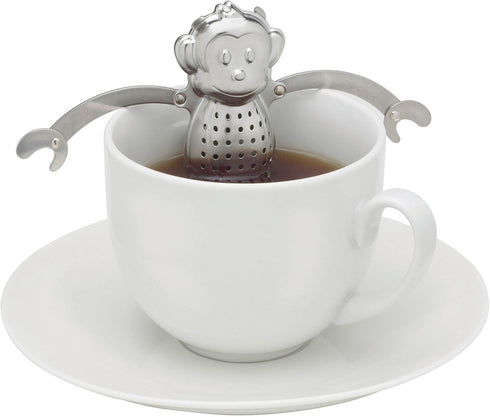 HIC Harold Import Co. HIC Tea Infuser with Drip Tray, Single, Monkey...