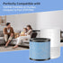 TPAP002 True HEPA Replacement Filter, Compatible with TOPPIN TPAP002 HEPA Purifier Comfy Air C1, Part# TPFF002, 4-IN-1 Filters?2-Pack?...
