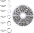 304 Stainless Steel Jump Rings for Jewelry Making Supplies Open Jump Rings 4/5/6/7/8/10mm Silver O Rings for DIY Making Bracelet Earrings Necklace...