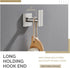 Angle Simple Bathroom Towel Hook, SUS304 Stainless Steel Single Shower Towel Hanger for Wall, Kitchen Cabinet Closet Coat Robe Holder Wall Mounted...