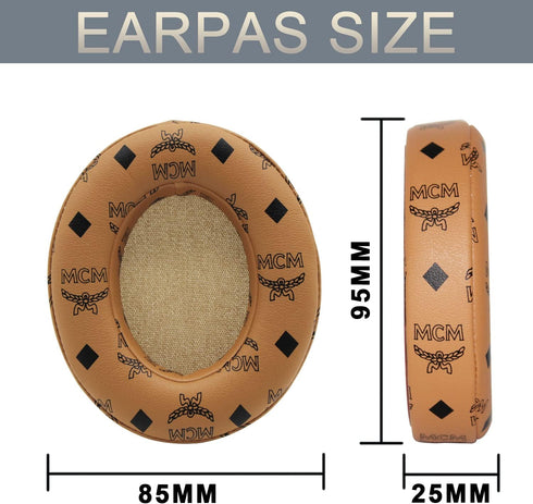 Replacement Ear Pads Protein PU Leather Ear Cushion Compatible with Beats by Dr.Dre Studio 2.0 Studio 3 B0500 B0501 Wired Wireless Over-Ear Headph...