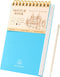 Sketchbook for Drawing Top Spiral Bound Sketch Pad for Kids 5.5" x 8.5" Hardcover Sketch Book(68lb/100gsm) Small Artist Drawing Blank Paper Notebo...